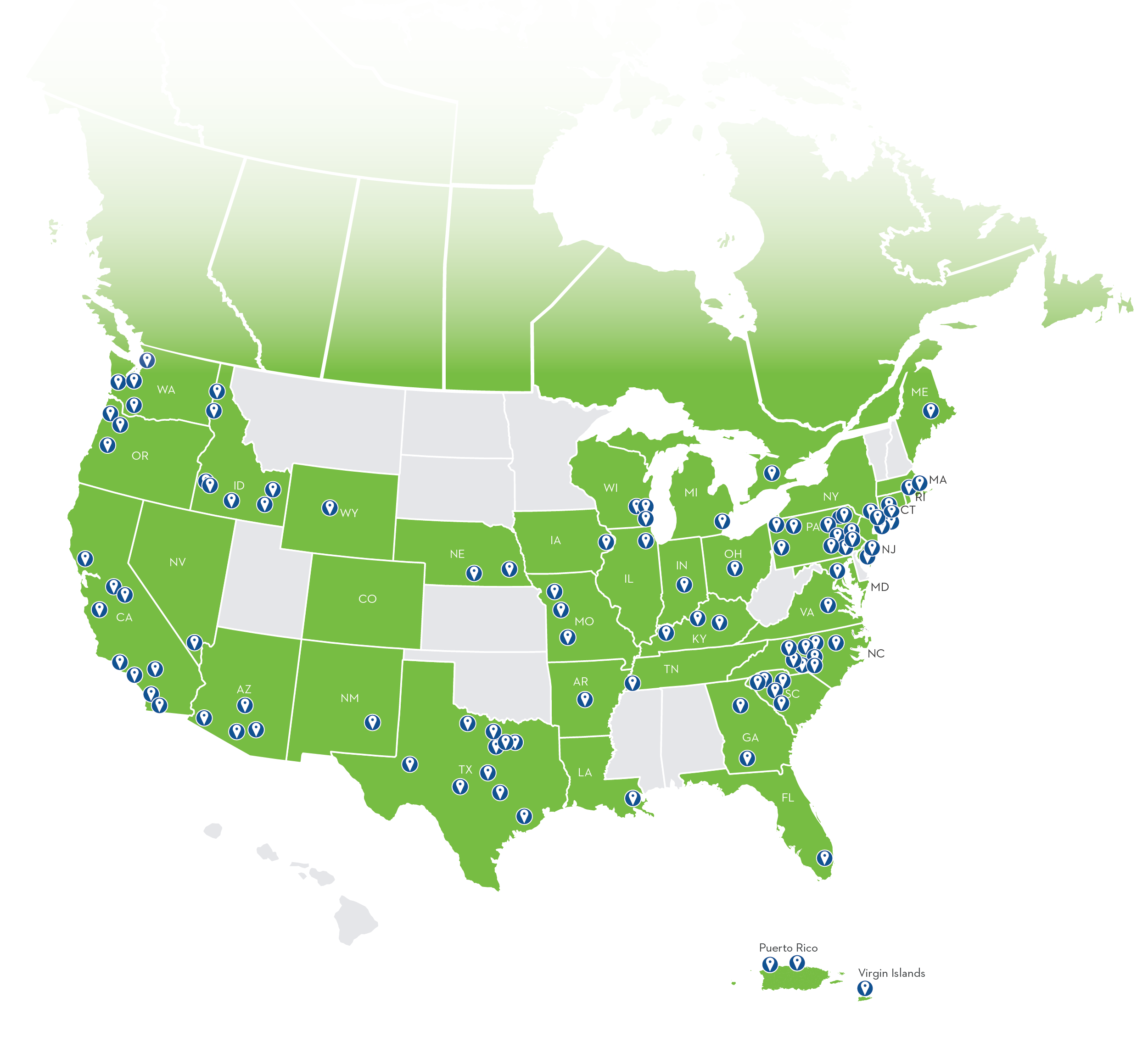 Equus presence map May 2024