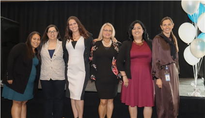 Pictured: Ashley Smith, Sylvia Serna, Elizabeth Stehl, Stacia Peters, Pricilla Zuniga and Melanie Von Schroter.